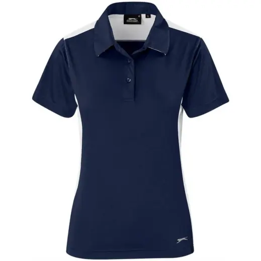 Ladies Glendower Golf Shirt Navy Front